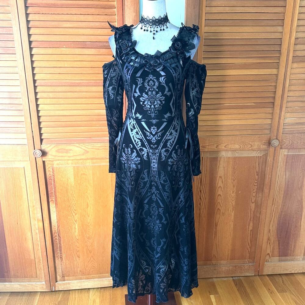 Devil Fashion Etherial Efflorescence Gothic Victorian Dark Fairycore Dress